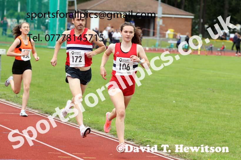 800 metres 35, NECAA Open Meeting, Morpeth, Sunday, March 23rd. David T. Hewitson/Sports for All Pics